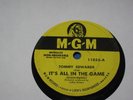 78 Rpm Record Tommy Edwards It's All In The Game-All Over Again   excelllent
