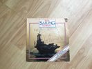 RARE Signed Blue Vinyl Record Rod Stewart Sailing HMS Ark Royal Special Edition.