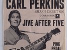 Rockabilly 45 CARL PERKINS Jive After Five COLUMBIA promo picture sleeve HEAR