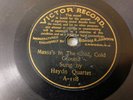 7” Victor Record, single sided, Massa's In The Cold Cold Ground Haydn Quartet