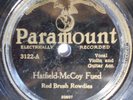 RED BRUSH ROWDIES Hatfield-McCoy Fued   Paramount 3122    Rare Country 78