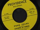 SCREAMING JAY HAWKINS: Poor Folks / My Kind Of Love 45 (close to M-, Deep R&B s