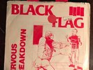 Black Flag 45 Nervous Breakdown SST VG KBD punk orig