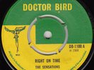 60s 70s Skinhead Reggae THE SENSATIONS right on Rare UK Doctor Bird 7