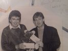 Paul McCartney Signed Album Pipes of Peace - Framed. Plus Photo of Seller/Paul