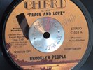 FUNK SOUL 45 - BROOKLYN PEOPLE - PEACE AND LOVE /WRECK Promo CHERI  VG+ HEAR