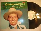 RARE GENE AUTRY - NEAR MINT CHRISTMAS LP - ORIGINAL CHALLENGE LABEL