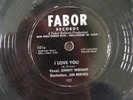 V+ JIM REEVES GINNY WRIGHT - I WANT YOU YES / I LOVE YOU FABOR 101 + 9 other 78s