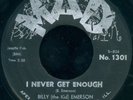 BILLY THE KID EMERSON I Never Get Enough BLUES ROCKER 45 on MAD
