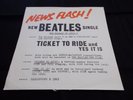 THE BEATLES - TICKET TO RIDE  1965 PARLOPHONE R 5265 MOCK-PROMO HOLLAND P/S EX