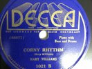 V+ MARY WILLIAMS: CORNY RHYTHM / ISABELLE on DECCA 1021 + 14 other 78s see desc