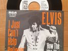Elvis Presley: I Just Can't Help Believin', White Label Promo, Top-Zustand, RCA