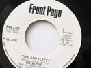 LEE MOSES-TIME AND PLACE ON FRONT PAGE 70'S SOUL 45-M-