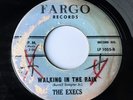 RARE Doo Wop THE EXECS Walking In The Rain / Palladium FARGO Original 45 VG