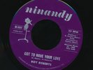 ROY ROBERTS   Got to Have Your Love. 1968 northern soul 45 on NINANDY. 1011. EX.