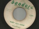 DOOWOP R&B bw DANCER- DIATONES- RUBY HAS GONE  - HEAR--1961 BANDERA