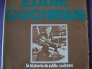 A VERY RARE COLLECTABLE ARGENTINIAN EDDIE COCHRAN L.P.,la historia eddie cochran
