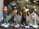 FIGURINES DE RÉSINE BEATLES ABBEY ROAD NOUVEAU EN BOÎTE BLANC GÉNÉRIQUE