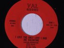 JOE VALENTINE: I Lost The Only Love I Had / Surely I'll Never Do You Wrong 45 (