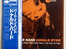 DONALD BYRD - BYRD IN HAND - JAPAN BLUENOTE LP GXK8124 OBI INSERT NM