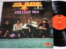 LP SLADE - COZ I LUV YOU DEUTSCHES ORIGINAL 1972 GLAM ROCK RAR FIRST PRESS MINT