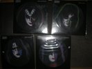 KISS ACE FREHLEY GENE SIMMONS PETER CRISS PAUL STANLEY 4 PICTURE DISC LP VINYL