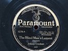 JOHNNY CROCKETT (THE BLIND MAN'S LAMENT B/W CONVECT'S LAMENT )  78RPM