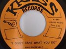 Rare Obscure Funk 45  - King Roosevelt and the Soul Syndicates on KRASS