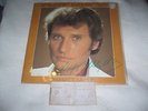 JOHNNY HALLYDAY 33 T DERRIERE L ' AMOUR   DISQUES PHILIPS 9101 064 DEDICACE