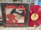 METALLICA KILL 'EM ALL 180 G BEAUTIFUL RED STORM COLORED VINYL LP NEW MINT