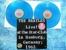 VERY RARE - BLUE VINYL   PROMO   THE BEATLES - LIVE   AT THE STAR CLUB double LP