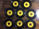 Sun Records 45 Rpm Johnny Cash Lit Of 8 Records