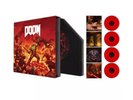 DOOM Video Game Soundtrack 4LP Red Vinyl Box Set 2CD & Slipmat Bundle New Sealed