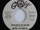 Northern Soul 45 MARTHA & THE VANDELLAS You've Been In Love GORDY promo HEAR