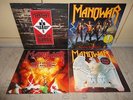 MANOWAR - 4x. Fighting The World,Sign of the Hammer,Battle Hymns,Kings of Metal