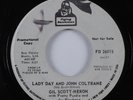 Funk 45 GIL SCOTT-HERON Lady Day And John Coltrane FLYING DUTCHMAN promo HEAR