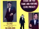 ELVIS PRESLEY Stuck on you UK single IN NEW GLOSSY COVER