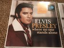 Elvis Where No One Stands Alone Pink Vinyl LP & Lisa Marie signed Lithograph