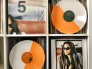 LENNY KRAVITZ 5 ORANGE & WHITE SPLIT VINYL LIMITED 20TH ANNIVERSARY DELUXE 2X LP