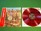 Beatles Sgt. Peppers Japan LP 1st press von 1967 Obi red vinyl Odeon OP-8163