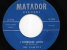 Doo Wop R&B 45 CAMEOS I Remember When/We'll Still Be Together Matador HEAR
