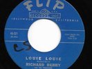 Mod R&B Rocker 45 RICHARD BERRY Louie Louie/Rock x3 Flip Exc. HEAR