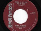 Blues 45 KATIE WEBSTER Snake Blues/Trying To Get You Off My Mind HEAR Checker