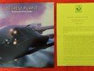 Deep Purple Deepest Purple Vinyl Record Factory Sample w/ Press Release - RARE