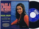 PAOLA DEL MEDICO Bonjour Bonjour French Version 45PS 1969 eurovision