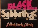Black Sabbath 5 LPs 33rpm. VOL 4, Master Of Reality, Sabbath Bloody Sabbath, ++