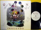 QUEEN Innuendo  PROMO LP w/ SIGNED PRINT   ORIGINAL 1991 UK 1st PRESS