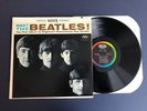 THE BEATLES Meet The Very Early Pressing BMI Hold Hand Brown LP Vinyl VG+/EX