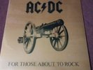 AC/DC 1981 GATEFOLD EMBOSSED LP 'FOR THOSE ABOUT TO ROCK' 1st Press Mint& SealeD