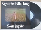 AGNETHA FALTSKOG- Som Jag Är Ar LP (1975 Swedish Vinyl NM) ABBA Solo 1970 Album